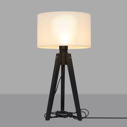 Настольная лампа ALBA 1xE27/15W/230V кремовый/сосна