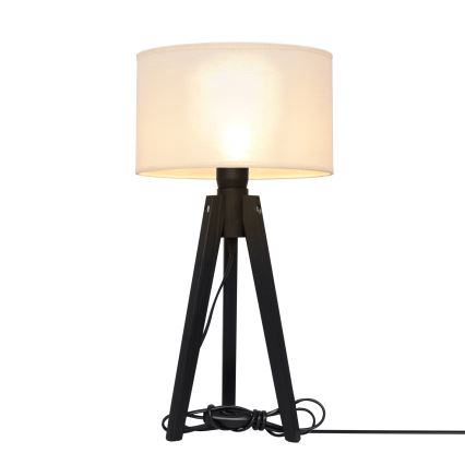 Настольная лампа ALBA 1xE27/15W/230V кремовый/сосна