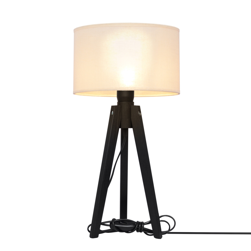 Настольная лампа ALBA 1xE27/15W/230V кремовый/сосна