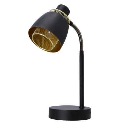 Настольная лампа ALEKSANDRIA 1xE14/40W/230V черный/золотистый