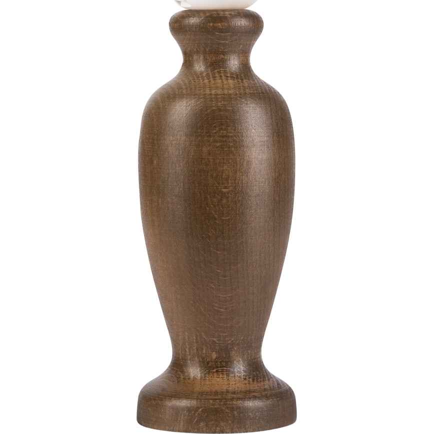 Настольная лампа AMFORA 1xE27/60W/230V темно-коричневый/бук