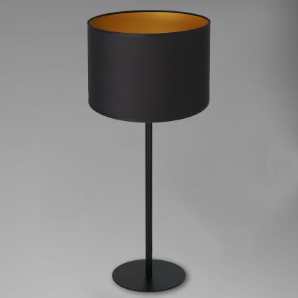 Настольная лампа ARDEN 1xE27/60W/230V ⌀ 25 cm черная/золотая