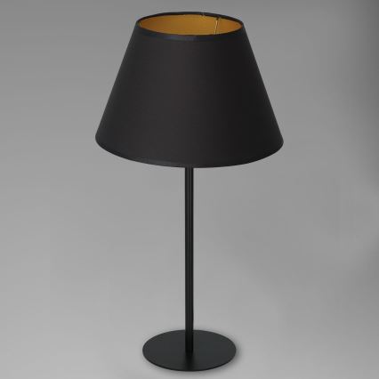 Настольная лампа ARDEN 1xE27/60W/230V ⌀ 30 cm черная/золотая