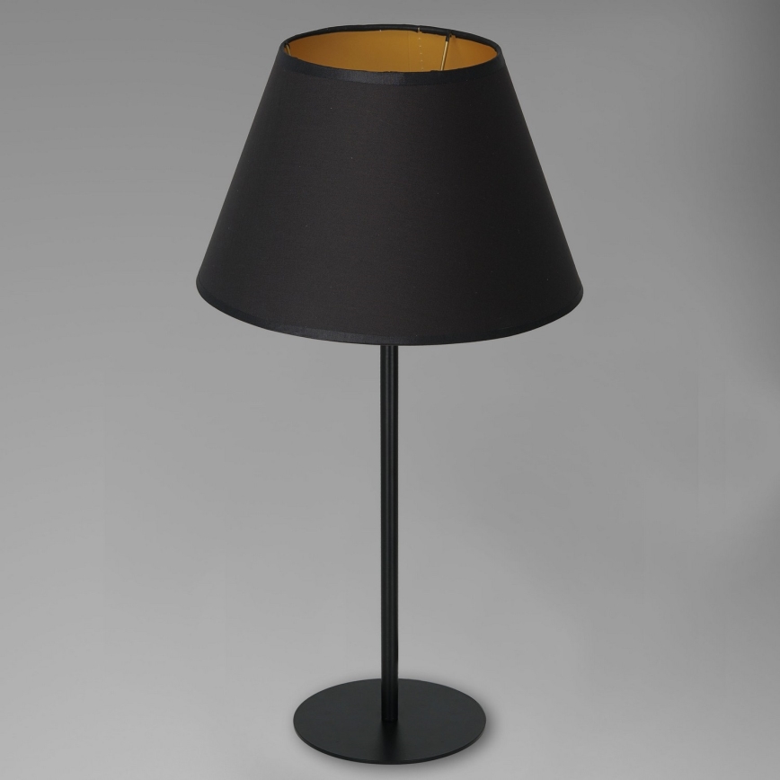 Настольная лампа ARDEN 1xE27/60W/230V ⌀ 30 cm черная/золотая