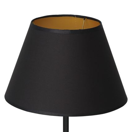Настольная лампа ARDEN 1xE27/60W/230V ⌀ 30 cm черная/золотая