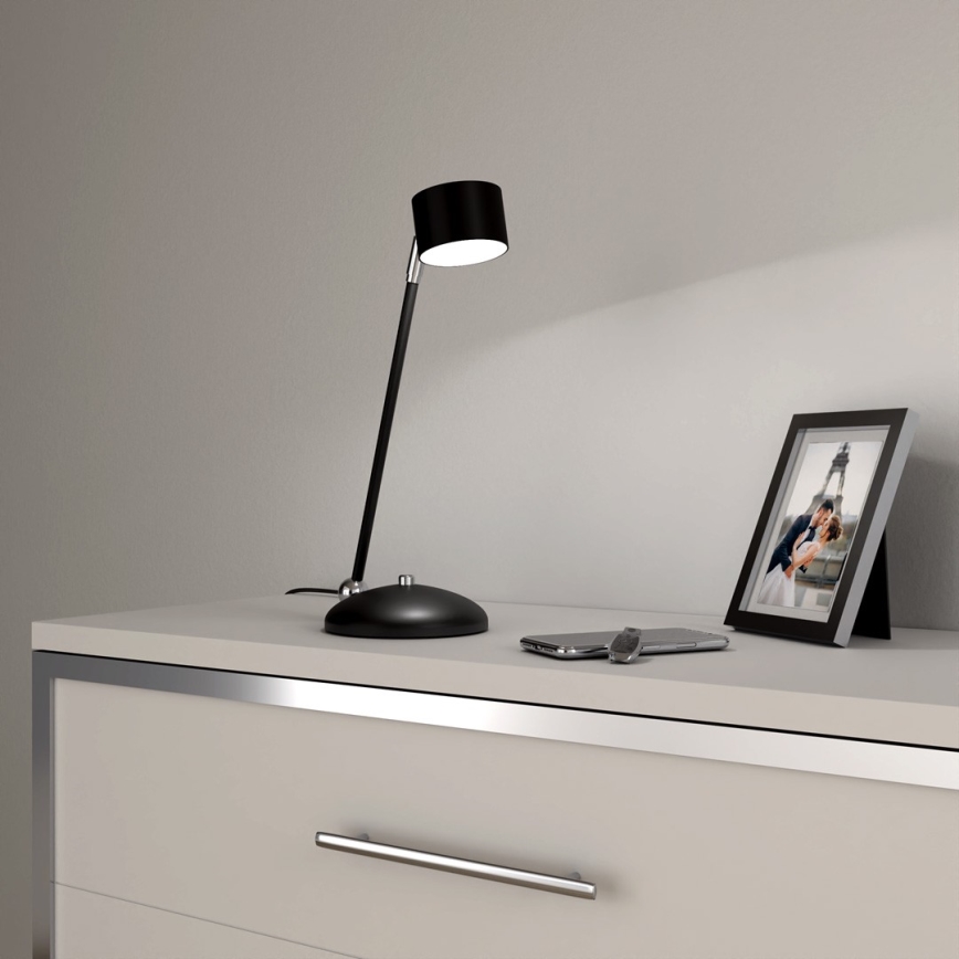 Настольная лампа ARENA 1xGX53/11W/230V черный/блестящий хром