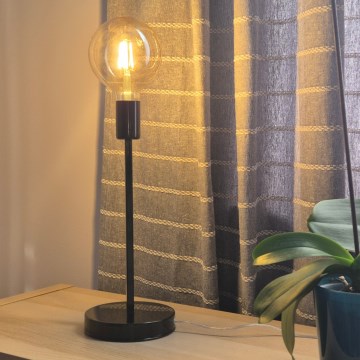 Настольная лампа ASTRID 1xE27/60W/230V черный глянец