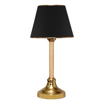 Настольная лампа AYD 1xE27/40W/230V чёрная/золотая