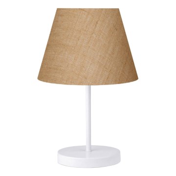 Настольная лампа AYD 1xE27/40W/230V коричневая/белая