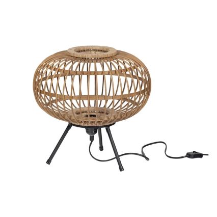 Настольная лампа BASICLABEL 1xE27/40W/230V бамбук