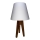 Настольная лампа CONE 1xE27/60W/230V дуб, белая