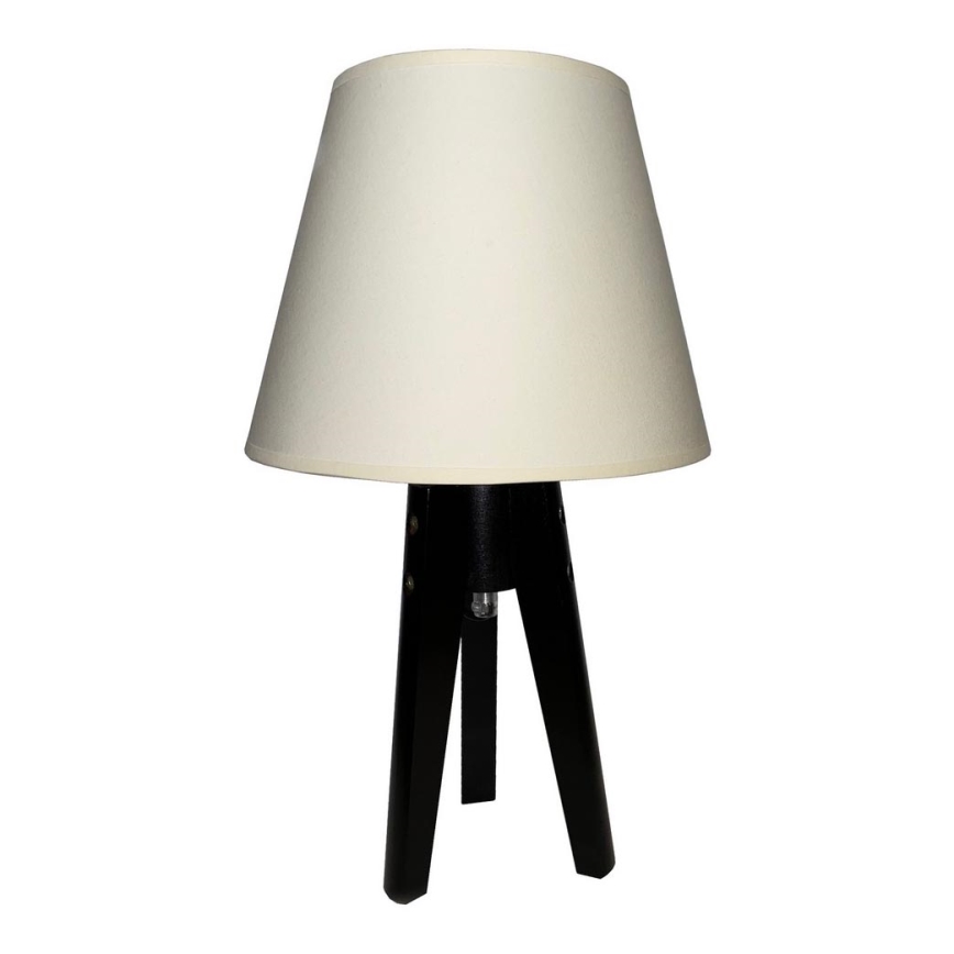 Настольная лампа CONE 1xE27/60W/230V венге, кремовая