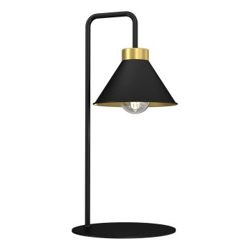 Настольная лампа DEMET 1xE27/15W/230V черный/золотистый