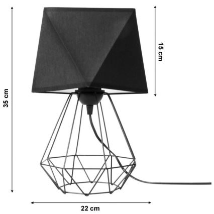 Настольная лампа DIAMENT 1xE27/60W/230V