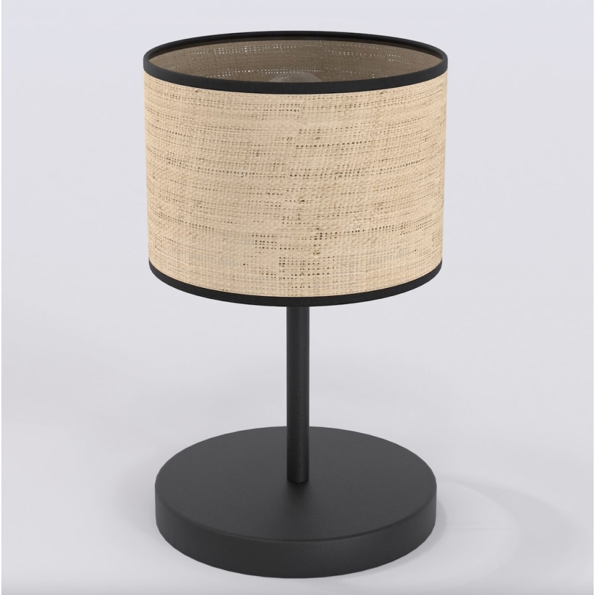 Настольная лампа ECO 1xE27/15W/230V бежевый/ротанг