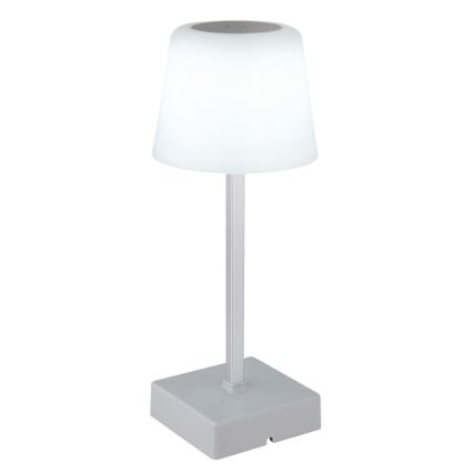 Globo - Светодиодная сенсорная настольная лампа с регулируемой яркостью LED/2W/5V 3000/4500/6500K 800 мАч серебристая