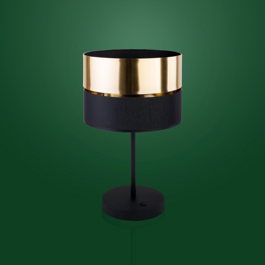 Настольная лампа HILTON 1xE27/25W/230V латунь/черная