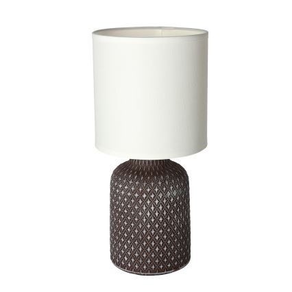 Настольная лампа INER 1xE14/40W/230V коричневая