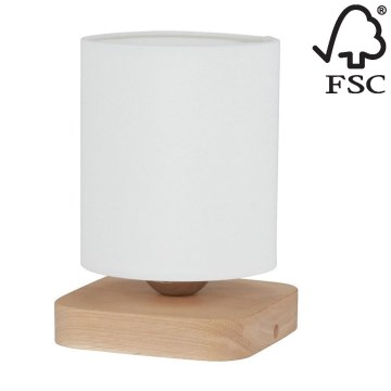 Настольная лампа JENTA 1xE27/25W/230V дуб - сертифицировано FSC