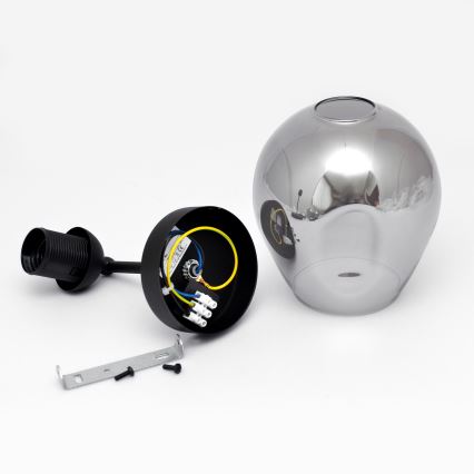 Настольная лампа LILI 1xE27/15W/230V черный/серый