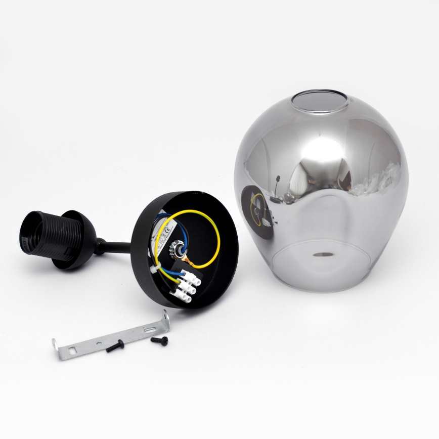 Настольная лампа LILI 1xE27/15W/230V черный/серый