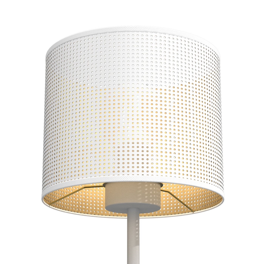 Настольная лампа LOFT SHADE 1xE27/60W/230V диаметр 18 см белая/золотая