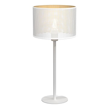 Настольная лампа LOFT SHADE 1xE27/60W/230V диаметр 25 см белая/золотая