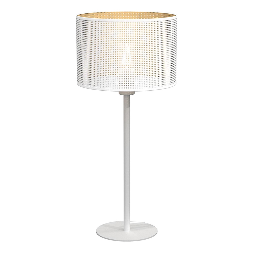 Настольная лампа LOFT SHADE 1xE27/60W/230V диаметр 25 см белая/золотая