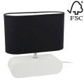 Настольная лампа MARINNA 1xE27/25W/230V бук - сертифицировано FSC