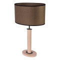 Настольная лампа MERCEDES 1xE27/40 Вт/230 В 60 см коричневый/дуб
