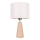 Настольная лампа MERCEDES 1xE27/40W/230V, диаметр 43 см, кремовая/дуб