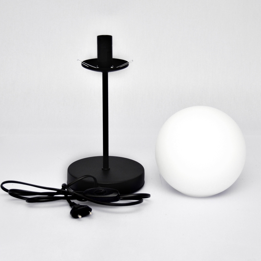 Настольная лампа MOON 1xE27/15W/230V черный