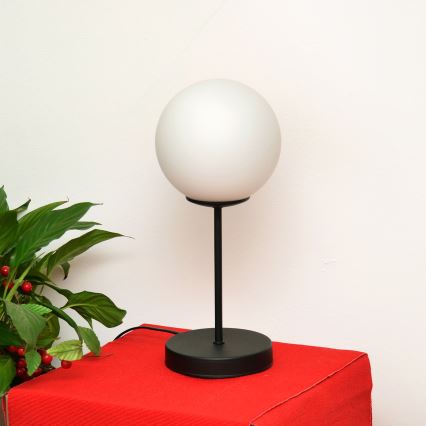 Настольная лампа MOON 1xE27/15W/230V черный