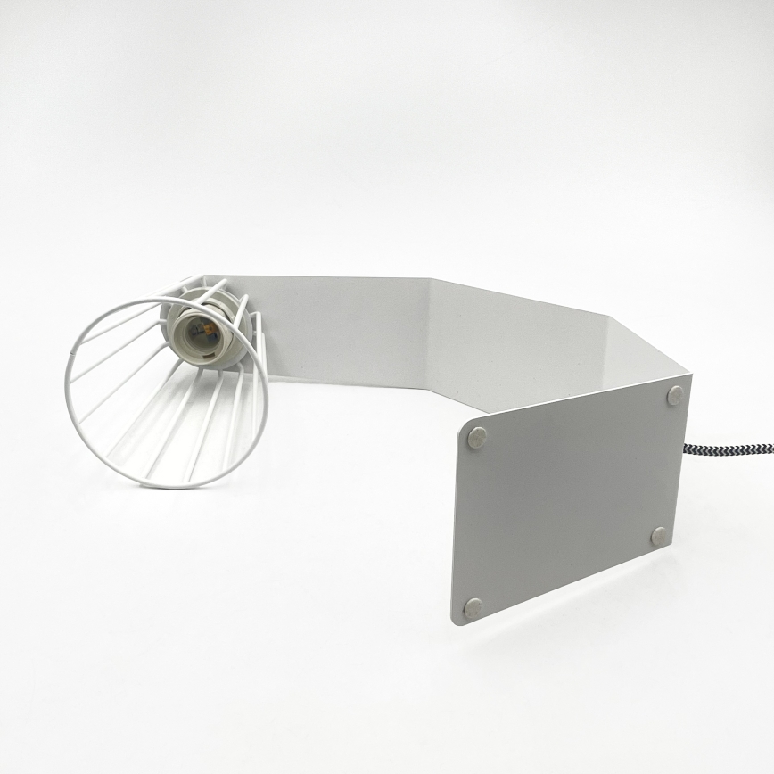 Настольная лампа NANDO 1xE27/15W/230V белая