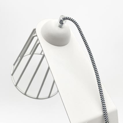 Настольная лампа NANDO 1xE27/15W/230V белая