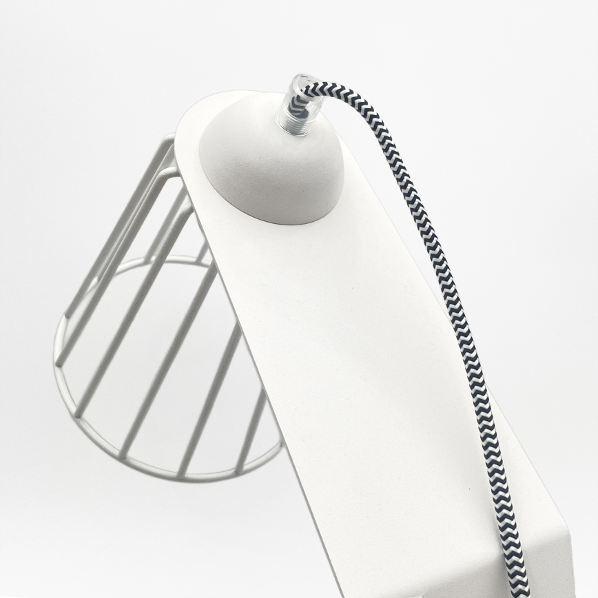 Настольная лампа NANDO 1xE27/15W/230V белая