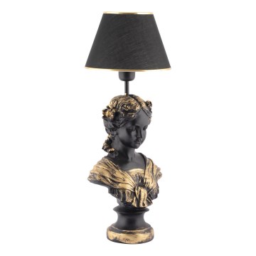 Настольная лампа OPELYA 1xE27/40W/230V черный/золотистый