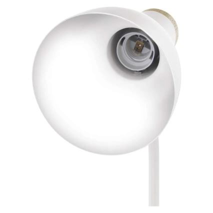 Настольная лампа POPPY 1xE27/25W/230V белая