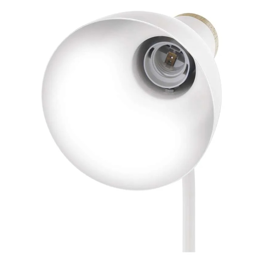Настольная лампа POPPY 1xE27/25W/230V белая