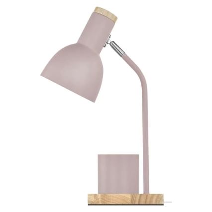 Настольная лампа POPPY 1xE27/25W/230V розовая