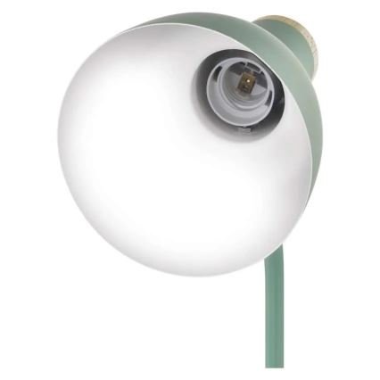 Настольная лампа POPPY 1xE27/25W/230V зелёная