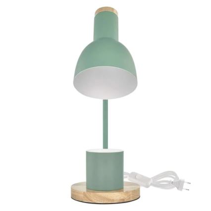 Настольная лампа POPPY 1xE27/25W/230V зелёная