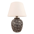 Настольная лампа RAMZES 1xE27/40W/230V белая/черная
