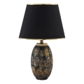 Настольная лампа RAMZES 1xE27/40W/230V черная/золотая