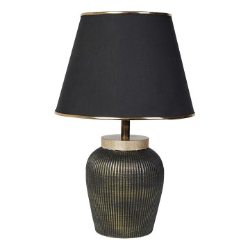 Настольная лампа RAMZES 1xE27/40W/230V черная/золотая