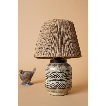 Настольная лампа RAMZES 1xE27/40W/230V коричневая