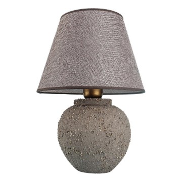 Настольная лампа RAMZES 1xE27/40W/230V, коричневая