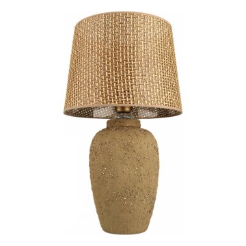 Настольная лампа RAMZES 1xE27/40W/230V коричневая