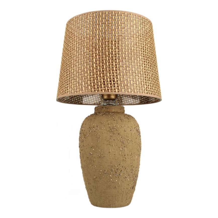 Настольная лампа RAMZES 1xE27/40W/230V коричневая