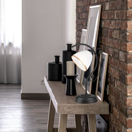 Настольная лампа RETRO II 1xE27/60W/230V черная